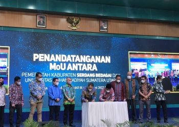 Bupati Serdang Bedagai Hadir Pada Acara Penandatanganan MoU dan Pembukaan Seminar Hasil PKL FISIP 2022