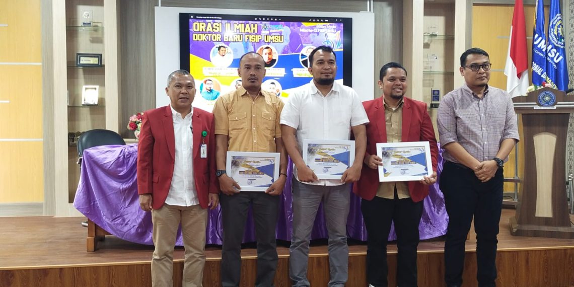 Milad ke-51 FISIP UMSU, 3 Doktor Baru Sampaikan Orasi Ilmiah