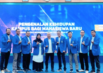 485 Mahasiswa Baru FISIP UMSU Antusias dan Riang Gembira Ikuti PKKMB 2023