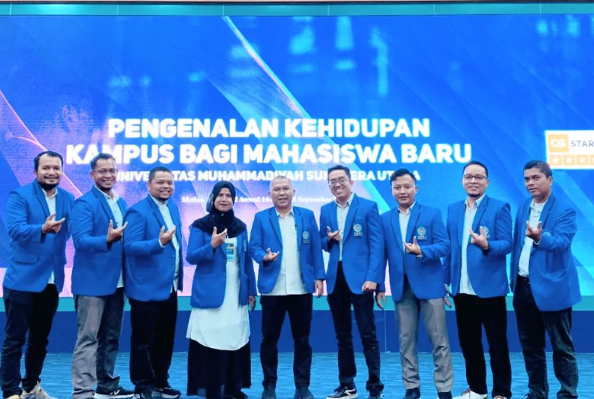 485 Mahasiswa Baru FISIP UMSU Antusias dan Riang Gembira Ikuti PKKMB 2023