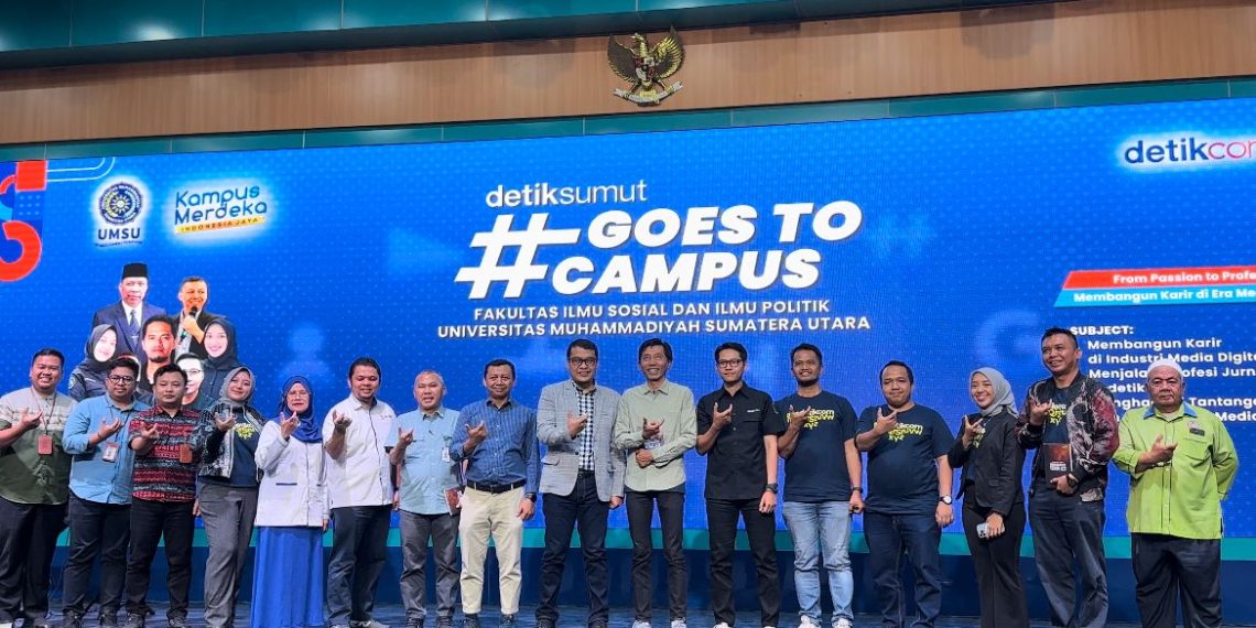 Meraih Karir di Era Digital, detikCom Goes to Campus di FISIP UMSU
