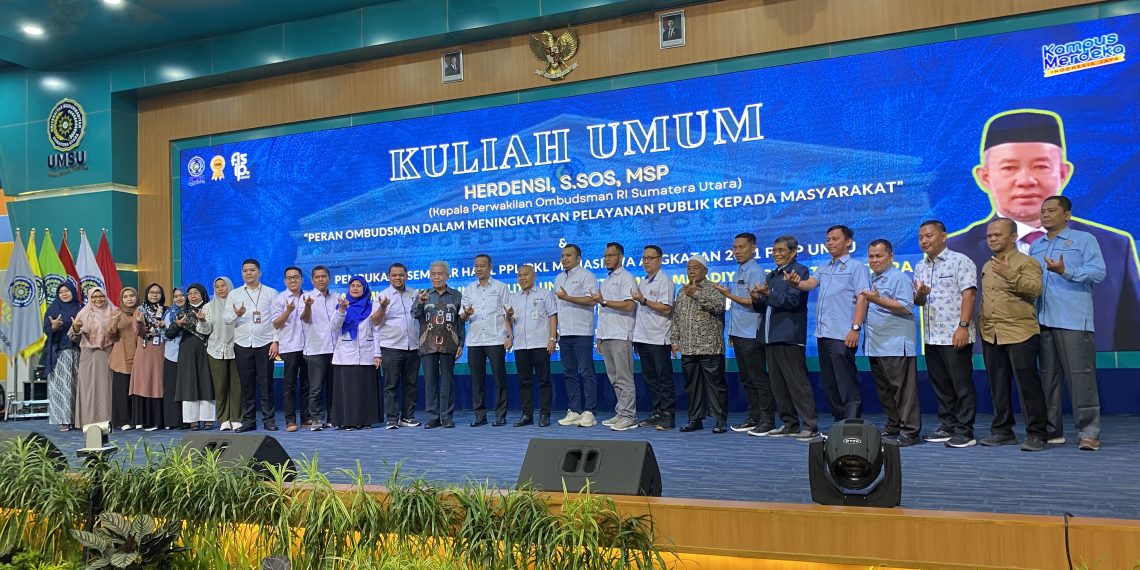 Kepala Perwakilan Ombudsman Sumut Narasumber Seminar PKL FISIP UMSU
