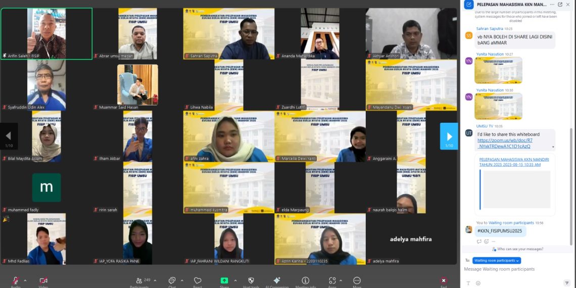 FISIP UMSU Berangkatkan 373 Mahasiswa KKN Mandiri 2025 ke 13 Kecamatan