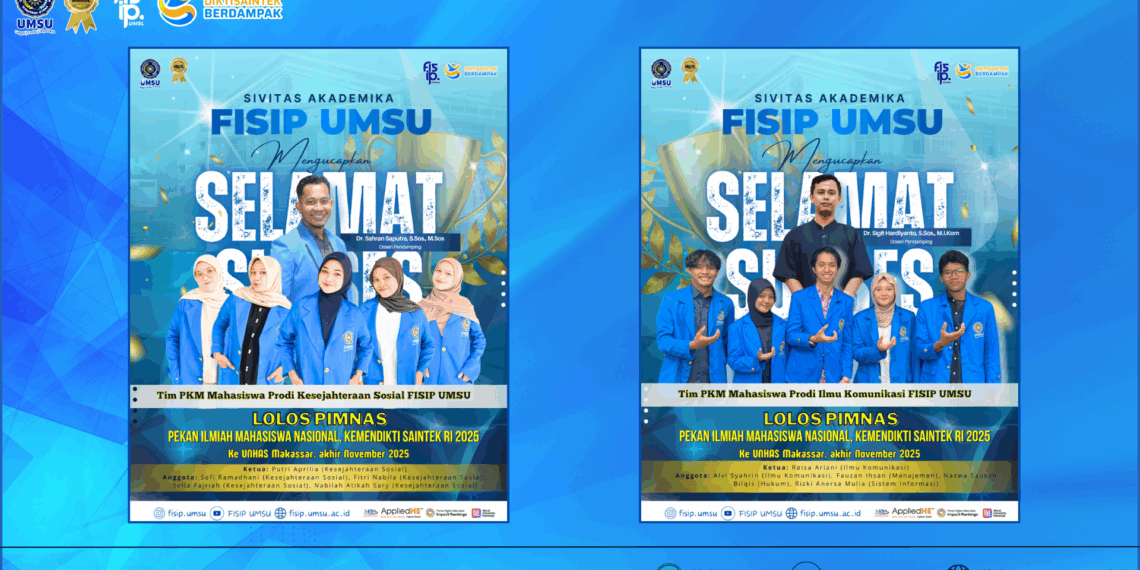 Dua Tim Mahasiswa FISIP UMSU Lolos ke PIMNAS 2025