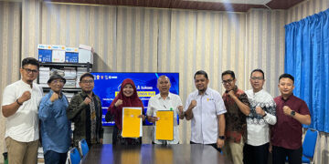 Perkuat Kolaborasi, FISIP UMSU dan FISIP UMTS Teken MoA