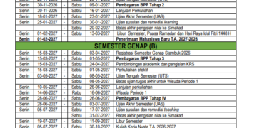 KALENDER AKADEMIK UNIVERSITAS MUHAMMADIYAH SUMATERA UTARA, TAHUN AKADEMIK 2026-2027